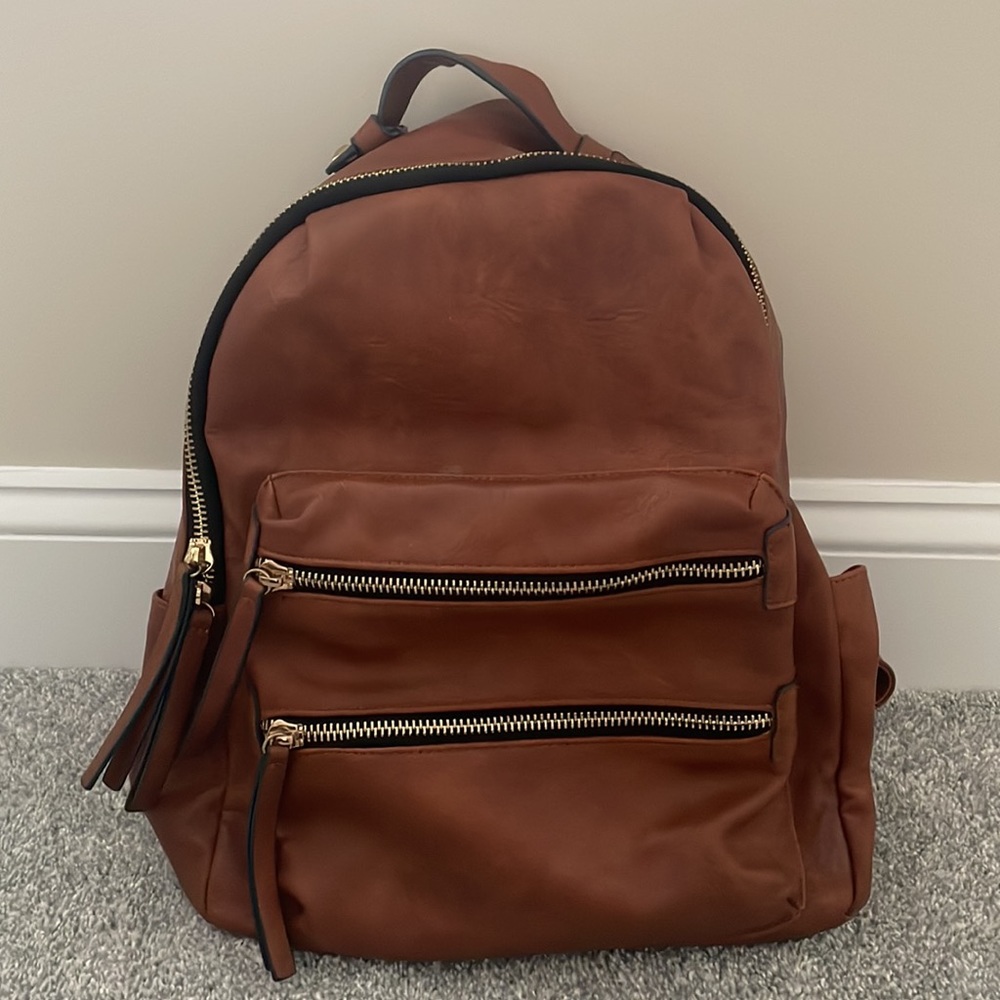 Madison West Brown Backpack